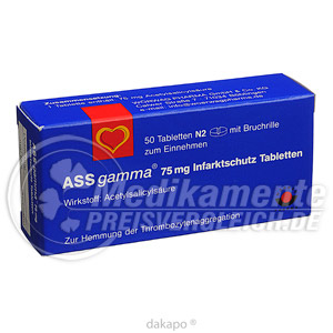 Ass Gamma 75mg Tabletten Preisvergleich