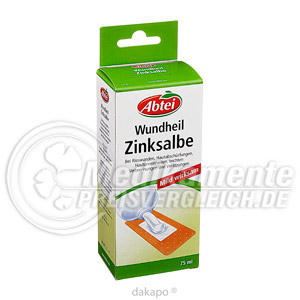 Abtei Wundheil Zinksalbe Preisvergleich