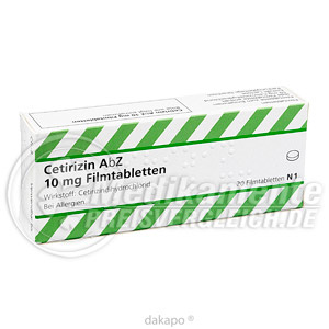 CETIRIZIN AbZ 10 mg Filmtabl. Preisvergleich