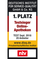 bodfeldapo Beste Online-Apotheke 2018 (DISQ)